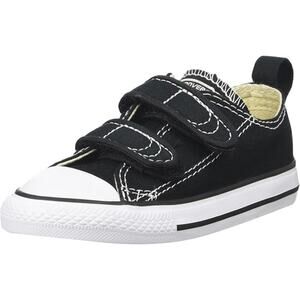 NWT Converse Kids Chuck Taylor All Star 2V Canvas OX, Black, 6